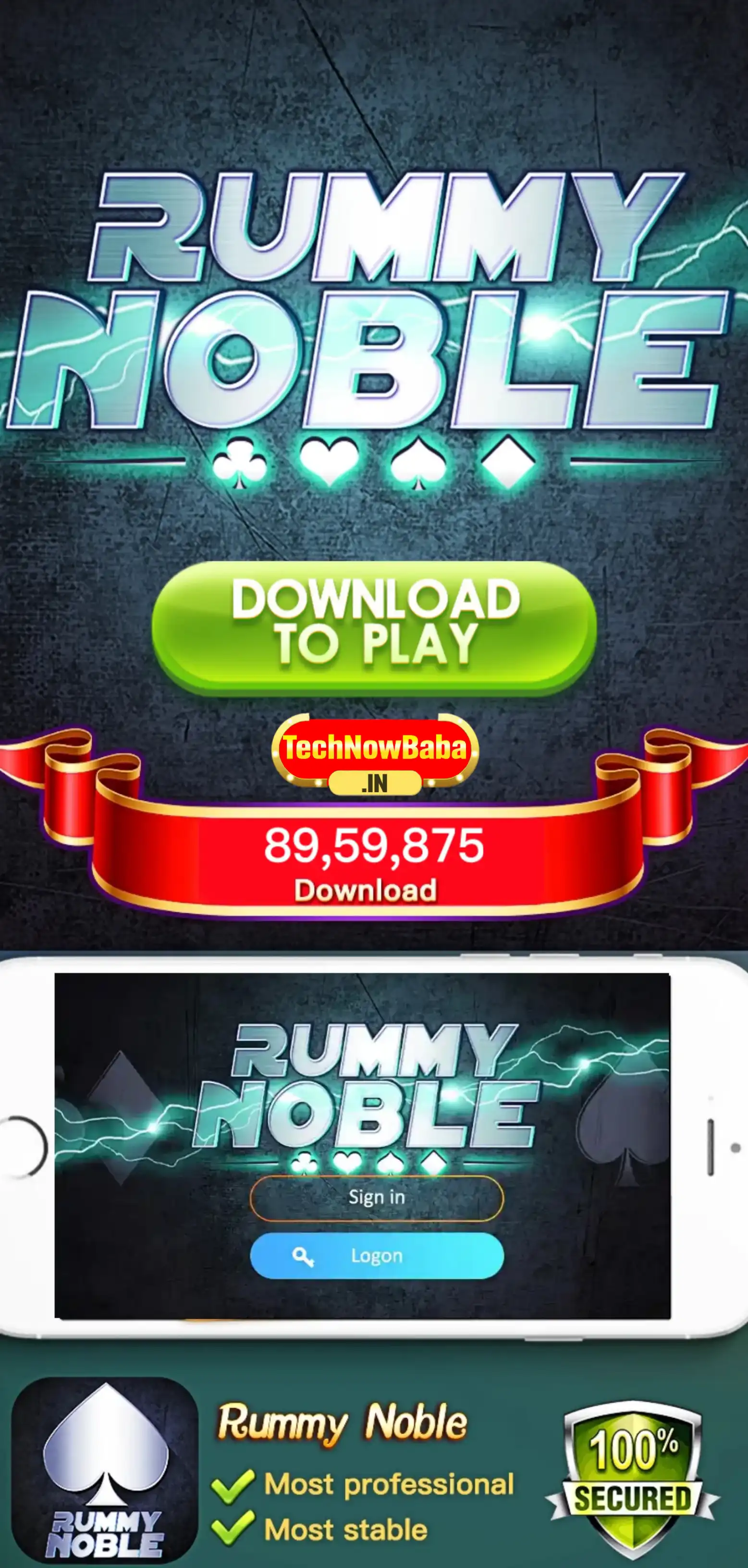 New Rummy Noble App Download - Tech Now Baba All Rummy App