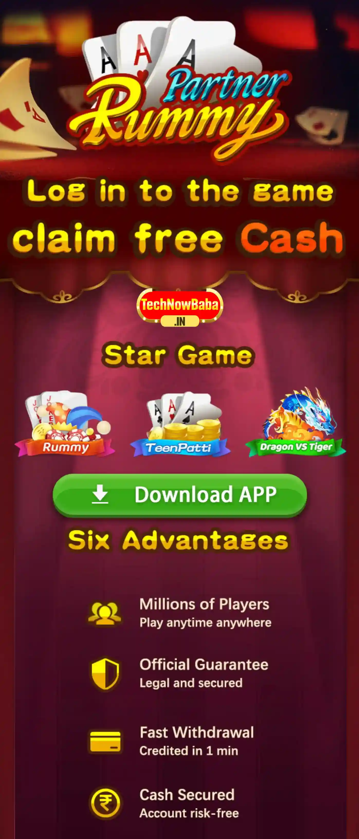 Rummy Partner App Download - Tech Now Baba All Rummy App